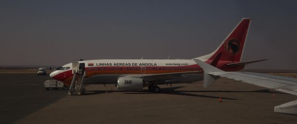 Windhoek, Namibia, plane Wallpaper 3440x1440