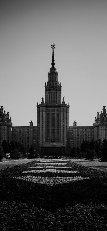 Russia, Moscow, university Wallpaper 1284x2778