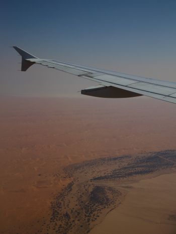 Namibia, plane, flight Wallpaper 2048x2732