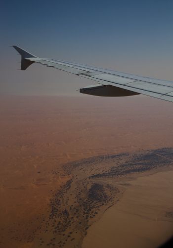 Namibia, plane, flight Wallpaper 1668x2388