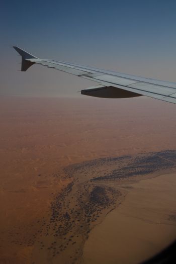 Namibia, plane, flight Wallpaper 640x960