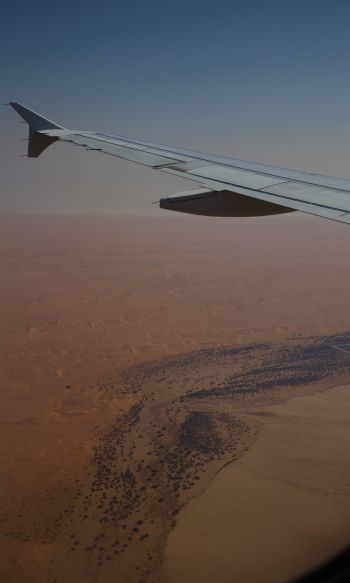 Namibia, plane, flight Wallpaper 1200x2000