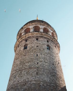 Galata, Beyoglu / Istanbul, Turkey, construction Wallpaper 6000x7504