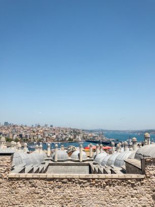 Istanbul, Suleymaniye Mosque, Turkey Wallpaper 2926x3899