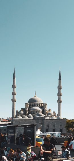 Rescuer, Hagia Sophia, Fatih, Turkey Wallpaper 1125x2436