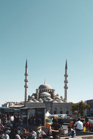 Rescuer, Hagia Sophia, Fatih, Turkey Wallpaper 640x960