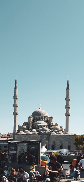 Rescuer, Hagia Sophia, Fatih, Turkey Wallpaper 1080x2340
