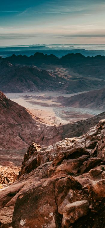 Mount Sinai, Egypt, mountain range Wallpaper 1080x2340