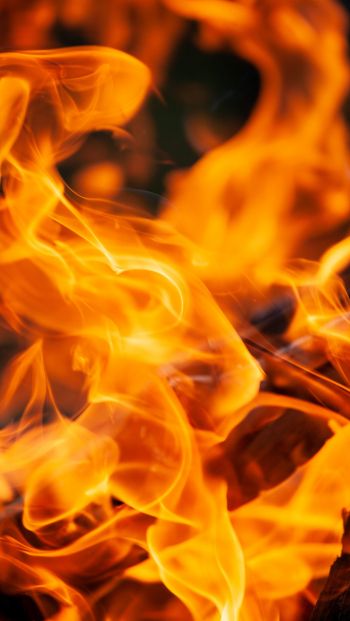 fire, flame Wallpaper 640x1136