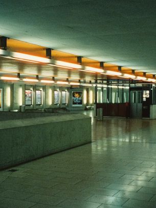 Metro Friedrich-Ebert-Platz, Nuremberg, Bavaria, subway gg Wallpaper 1620x2160
