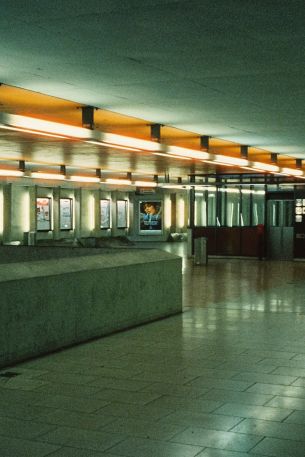 Metro Friedrich-Ebert-Platz, Nuremberg, Bavaria, subway gg Wallpaper 640x960