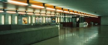 Metro Friedrich-Ebert-Platz, Nuremberg, Bavaria, subway gg Wallpaper 3440x1440