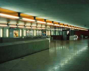 Обои 1280x1024 Метро Friedrich-Ebert-Platz, Нюрнберг, Бавария, метро
