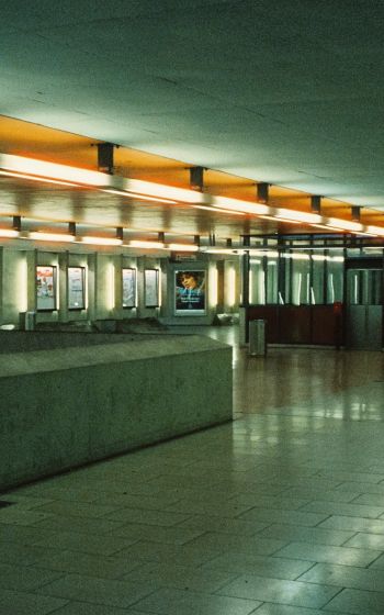 Обои 800x1280 Метро Friedrich-Ebert-Platz, Нюрнберг, Бавария, метро