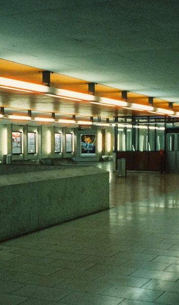 Metro Friedrich-Ebert-Platz, Nuremberg, Bavaria, subway gg Wallpaper 600x1024