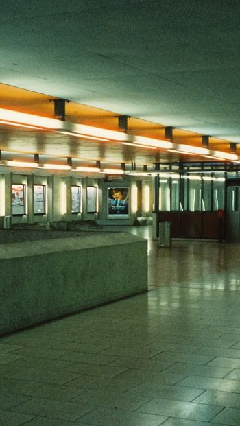 Обои 640x1136 Метро Friedrich-Ebert-Platz, Нюрнберг, Бавария, метро