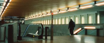 Metro Friedrich-Ebert-Platz, Nuremberg, Bavaria, subway gg Wallpaper 3440x1440