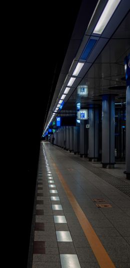 Schiphol, Netherlands, subway gg, subway Wallpaper 1080x2220