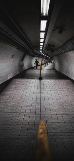 London, Great Britain, underpass Wallpaper 1080x2340