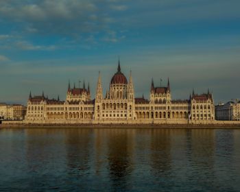 Budapest, hungary, parliament, construction Wallpaper 1280x1024
