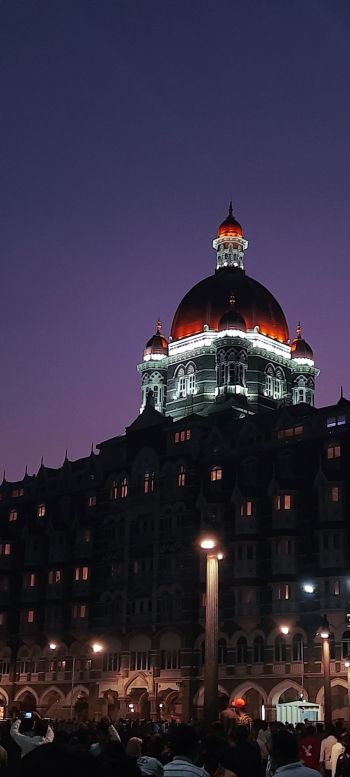 Обои 720x1600 Taj Mahal Palace Hotel, Аполлон Бандар, Колаба, Мумбаи, Махараштра, Индия