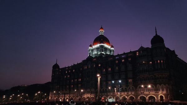 Обои 1600x900 Taj Mahal Palace Hotel, Аполлон Бандар, Колаба, Мумбаи, Махараштра, Индия