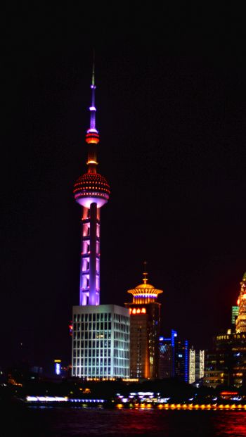 Обои 640x1136 Отель Shanghai Bund South China Harbour View, Хункоу, Шанхай, Южная Америка, Китай