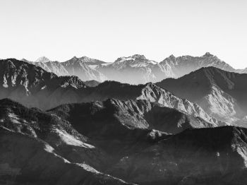Dalhousie, Himachal Pradesh, India, mountains Wallpaper 1024x768