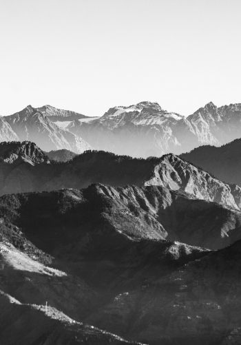 Dalhousie, Himachal Pradesh, India, mountains Wallpaper 1668x2388