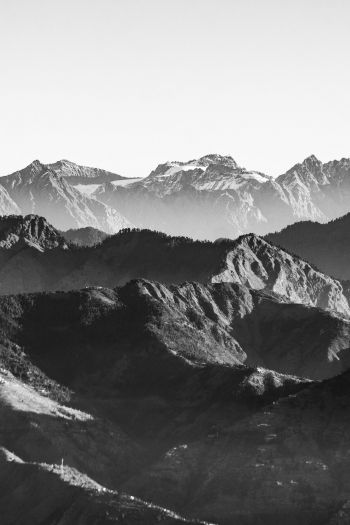 Dalhousie, Himachal Pradesh, India, mountains Wallpaper 640x960