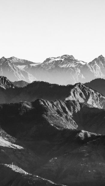 Dalhousie, Himachal Pradesh, India, mountains Wallpaper 640x1136