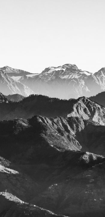 Обои 1080x2220 Далхаузи, Химачал-Прадеш, Индия, горы