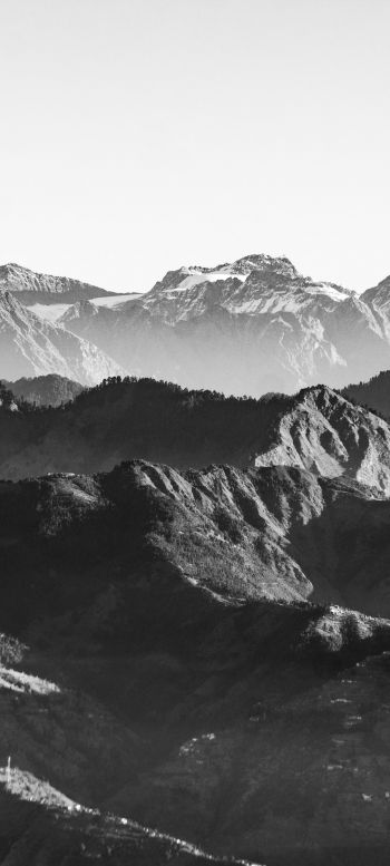 Обои 1440x3200 Далхаузи, Химачал-Прадеш, Индия, горы