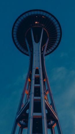 Space Needle, Seattle, USA, space needle Wallpaper 2160x3840