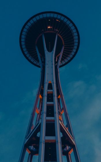 Space Needle, Seattle, USA, space needle Wallpaper 1752x2800