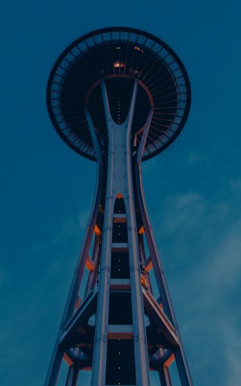 Space Needle, Seattle, USA, space needle Wallpaper 1200x1920