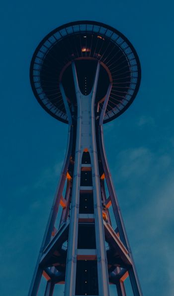 Space Needle, Seattle, USA, space needle Wallpaper 600x1024