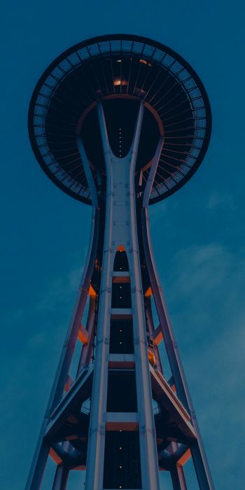 Space Needle, Seattle, USA, space needle Wallpaper 720x1440