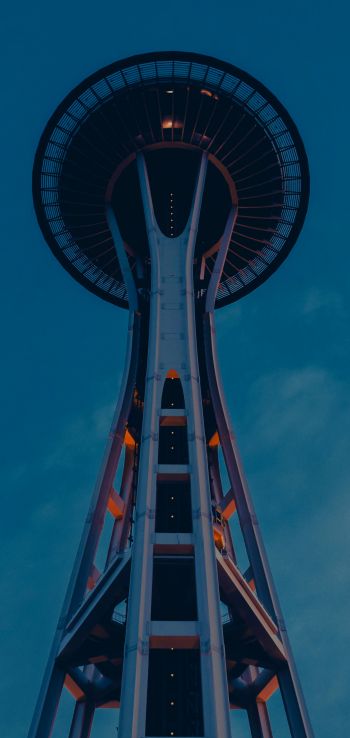 Space Needle, Seattle, USA, space needle Wallpaper 720x1520