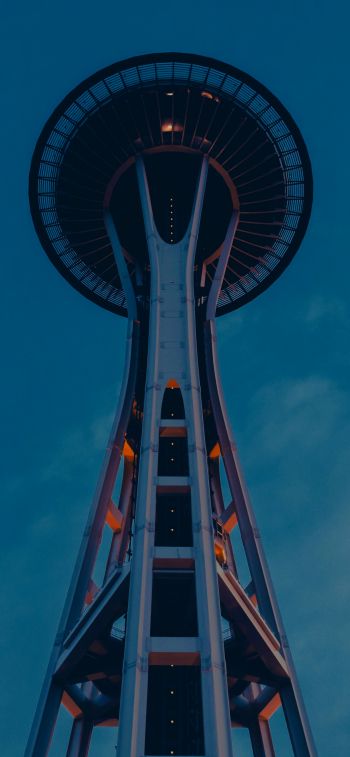 Space Needle, Seattle, USA, space needle Wallpaper 1125x2436