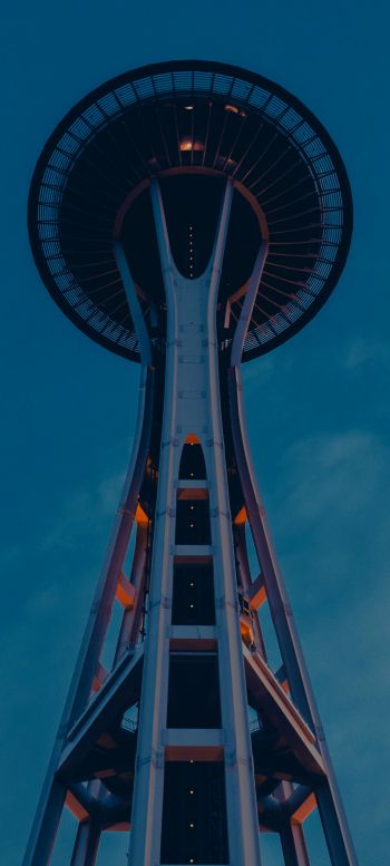 Space Needle, Seattle, USA, space needle Wallpaper 1080x2400