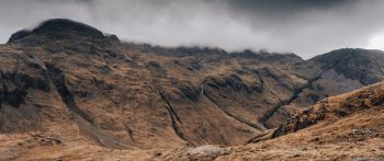 Great Gable, Siskel, Great Britain, mountain ranges Wallpaper 2560x1080