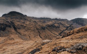 Great Gable, Siskel, Great Britain, mountain ranges Wallpaper 2560x1600
