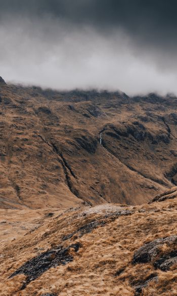 Great Gable, Siskel, Great Britain, mountain ranges Wallpaper 1200x2000