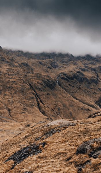 Great Gable, Siskel, Great Britain, mountain ranges Wallpaper 600x1024