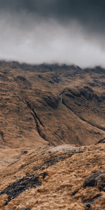 Great Gable, Siskel, Great Britain, mountain ranges Wallpaper 720x1440