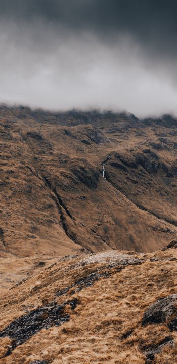 Great Gable, Siskel, Great Britain, mountain ranges Wallpaper 1080x2220