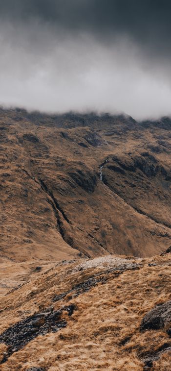 Great Gable, Siskel, Great Britain, mountain ranges Wallpaper 828x1792