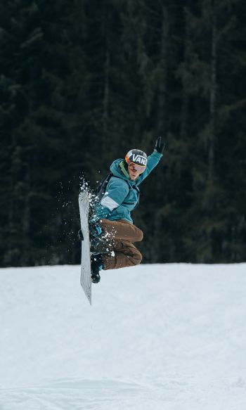 snowboard, snow resort Wallpaper 1200x2000