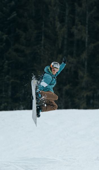 snowboard, snow resort Wallpaper 600x1024